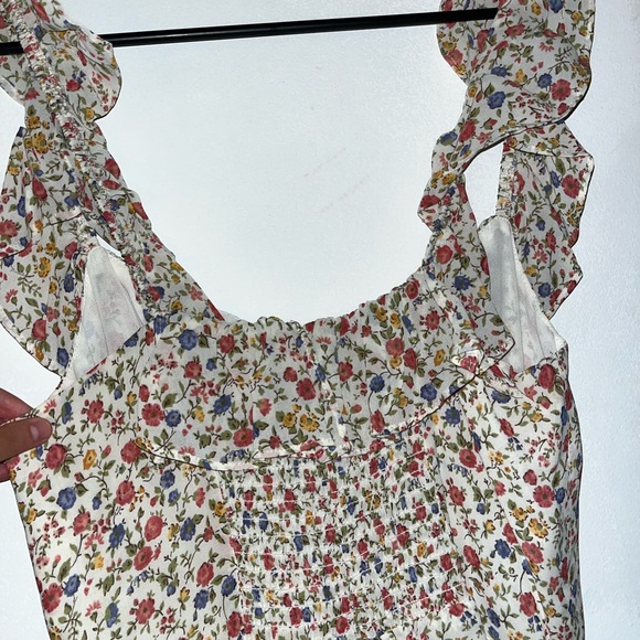 Reformation Paris Floral Ronan Mini Dress Size 6 - Picture 11 of 12